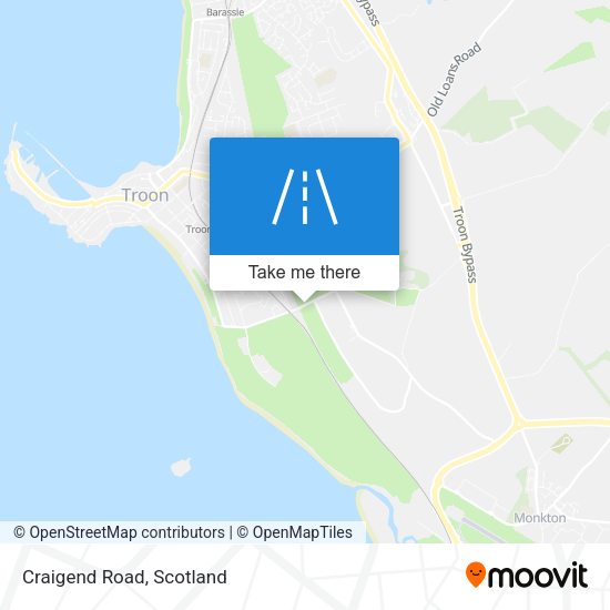 Craigend Road map