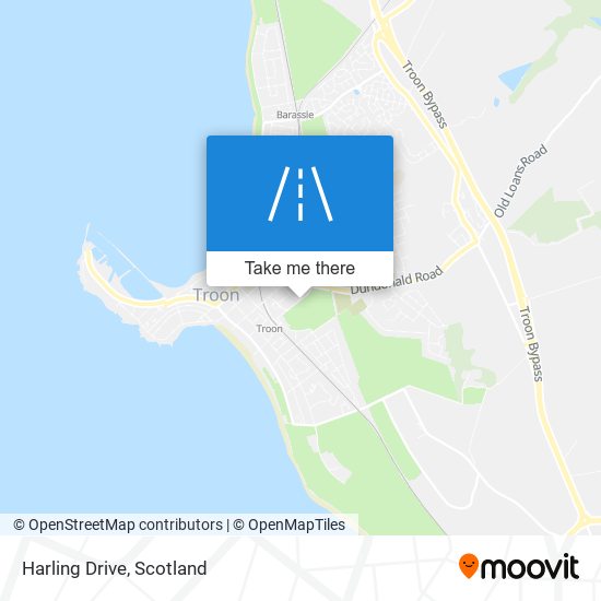 Harling Drive map