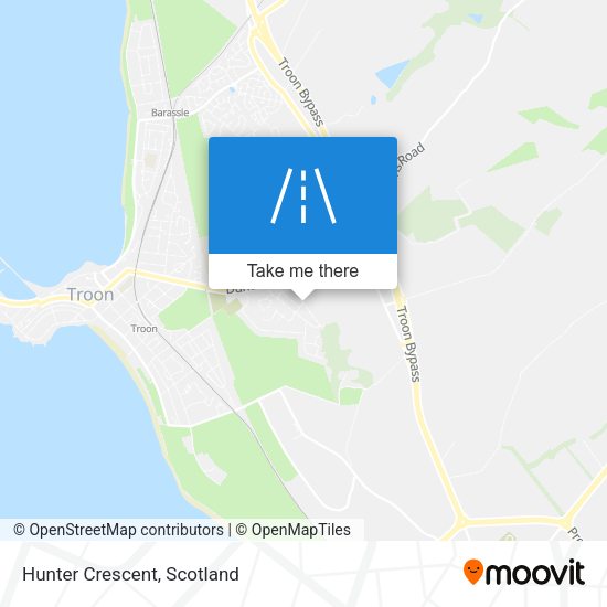 Hunter Crescent map