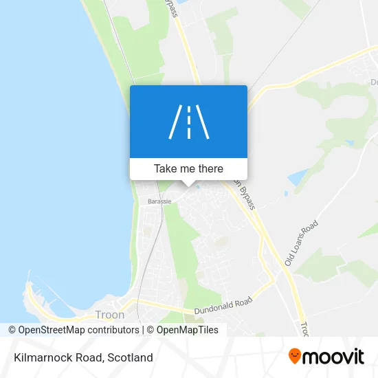 Kilmarnock Road map