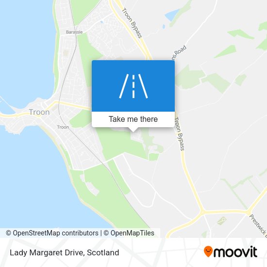 Lady Margaret Drive map