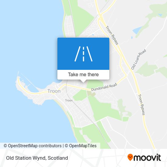 Old Station Wynd map