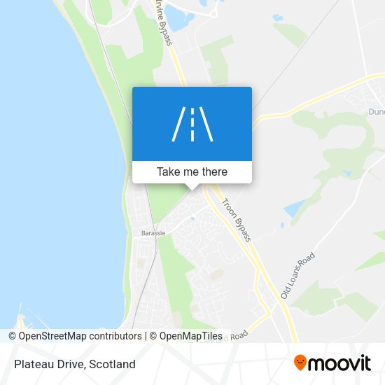 Plateau Drive map