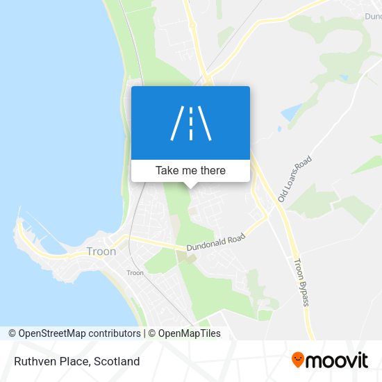Ruthven Place map