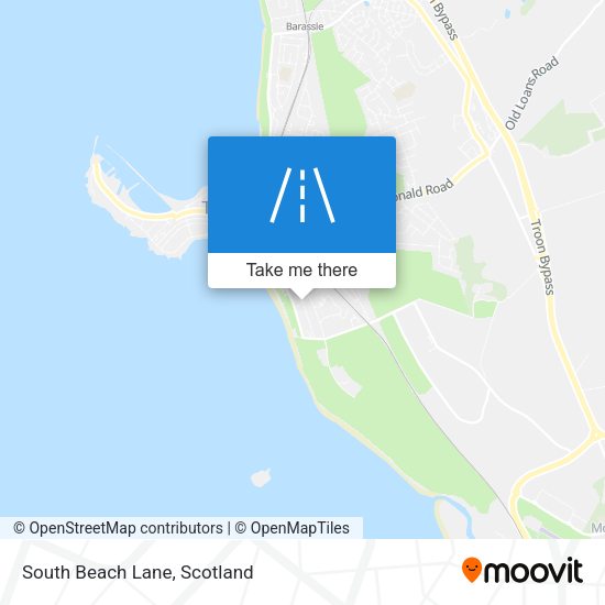 South Beach Lane map