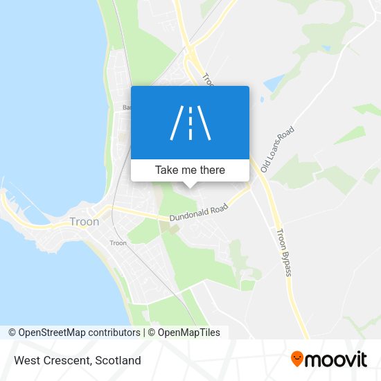 West Crescent map