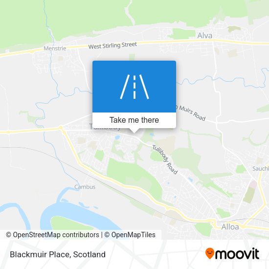 Blackmuir Place map