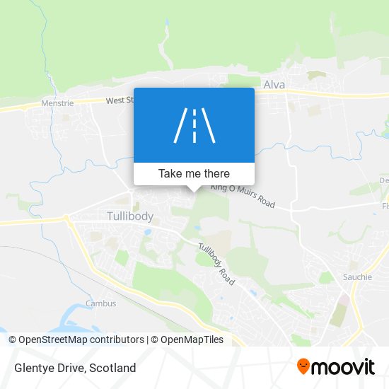 Glentye Drive map