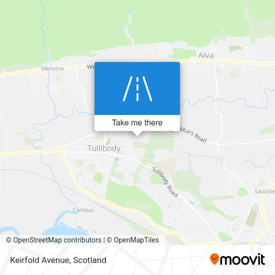 Keirfold Avenue map