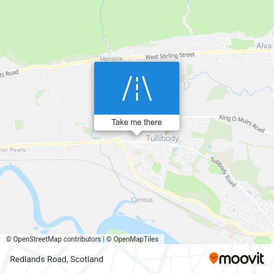 Redlands Road map