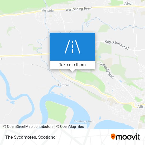 The Sycamores map