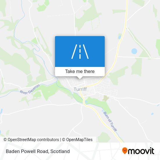 Baden Powell Road map