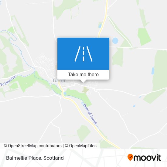 Balmellie Place map