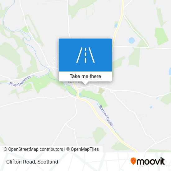 Clifton Road map