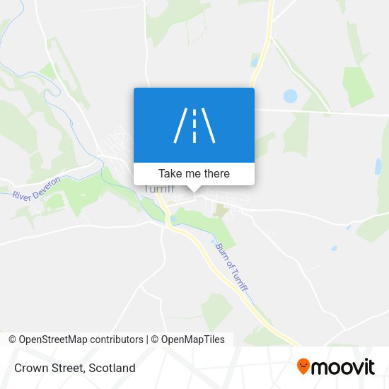 Crown Street map