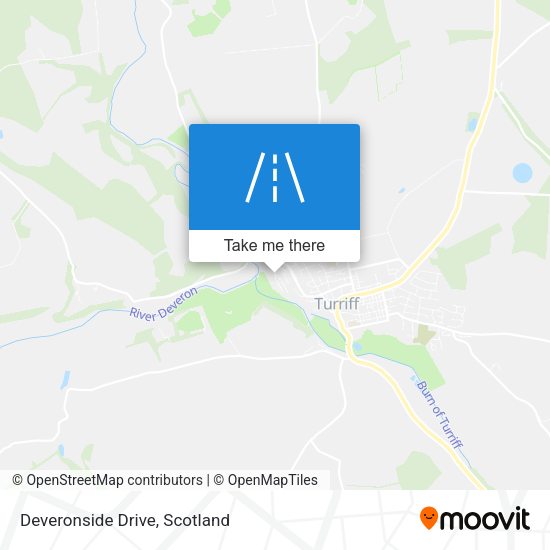 Deveronside Drive map