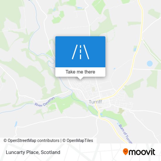 Luncarty Place map