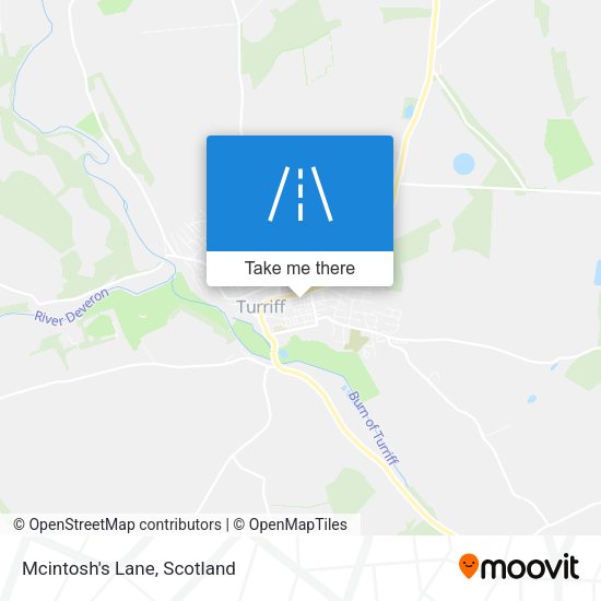 Mcintosh's Lane map