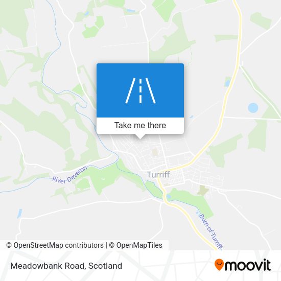 Meadowbank Road map