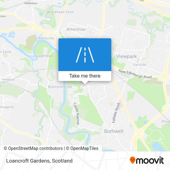 Loancroft Gardens map