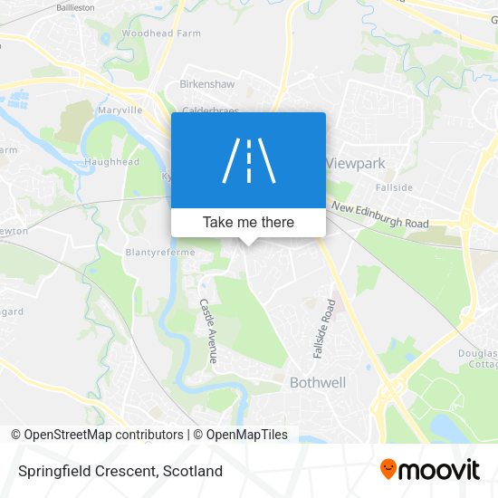 Springfield Crescent map