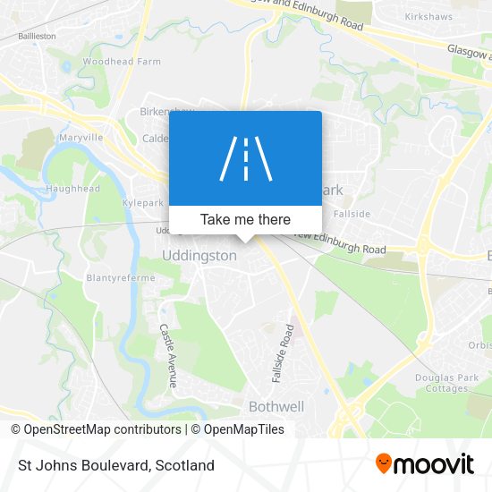 St Johns Boulevard map