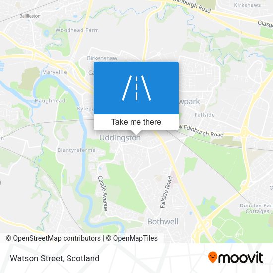 Watson Street map