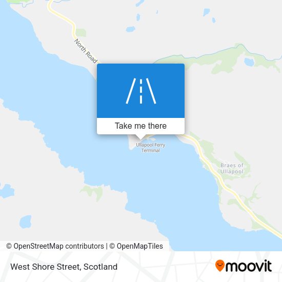 West Shore Street map