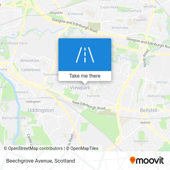 Beechgrove Avenue map
