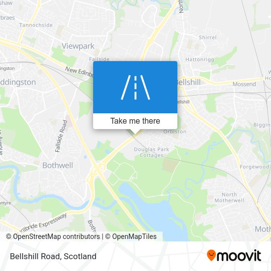 Bellshill Road map