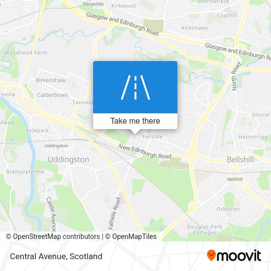 Central Avenue map