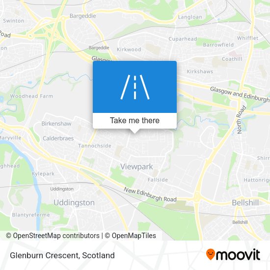 Glenburn Crescent map