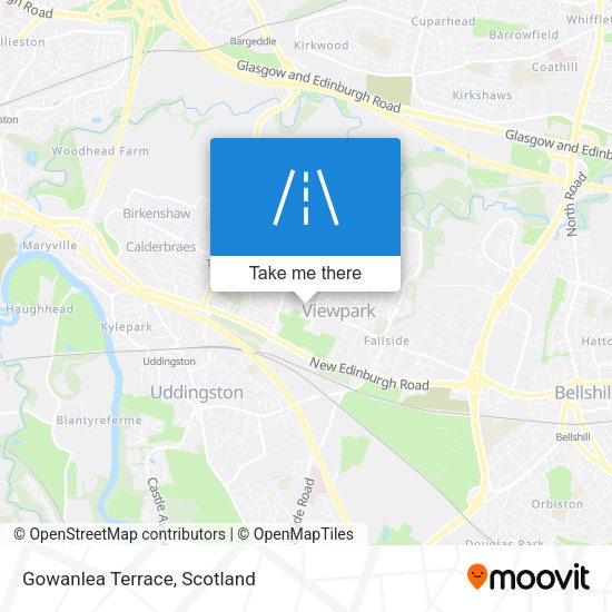 Gowanlea Terrace map