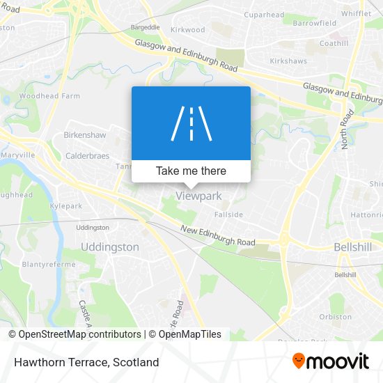 Hawthorn Terrace map