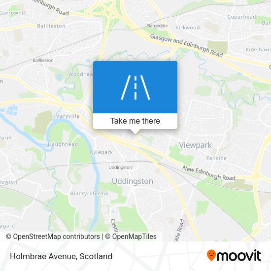 Holmbrae Avenue map