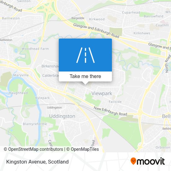 Kingston Avenue map