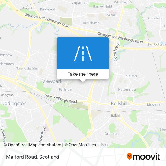 Melford Road map