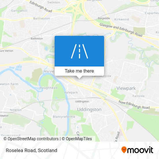 Roselea Road map