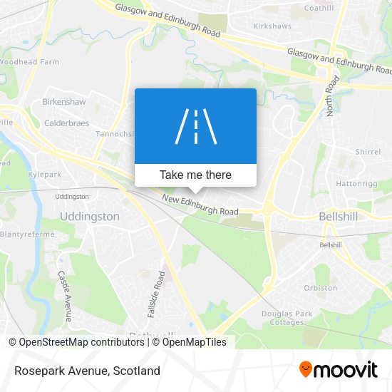 Rosepark Avenue map