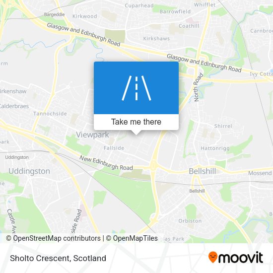 Sholto Crescent map