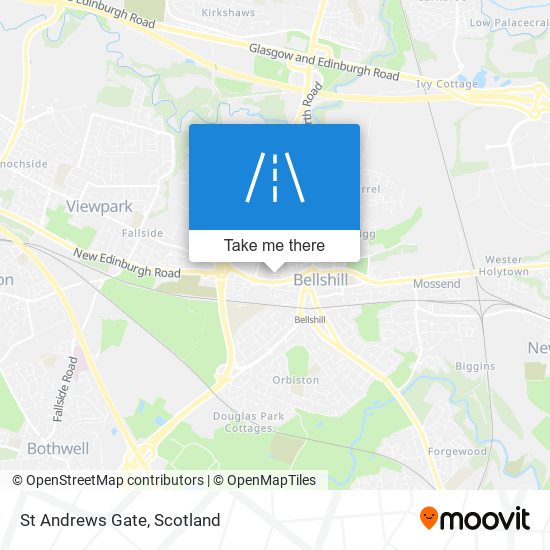 St Andrews Gate map