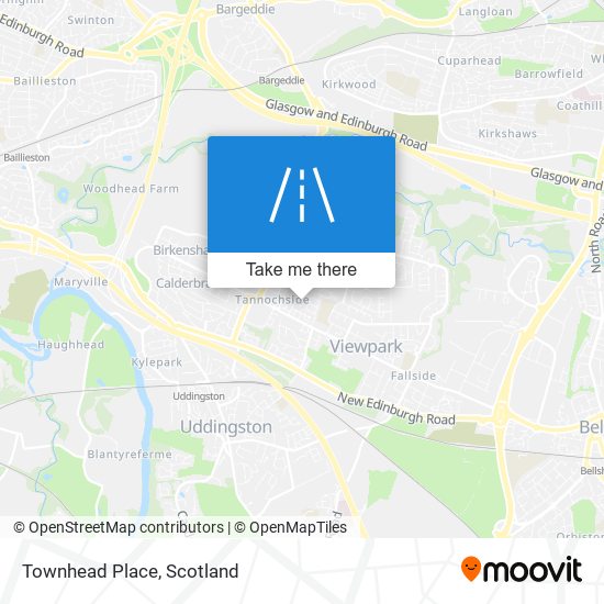 Townhead Place map