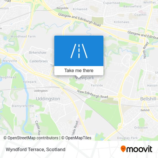 Wyndford Terrace map