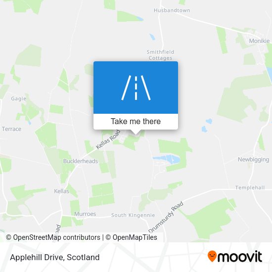 Applehill Drive map