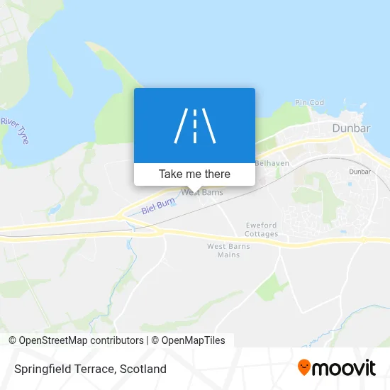 Springfield Terrace map