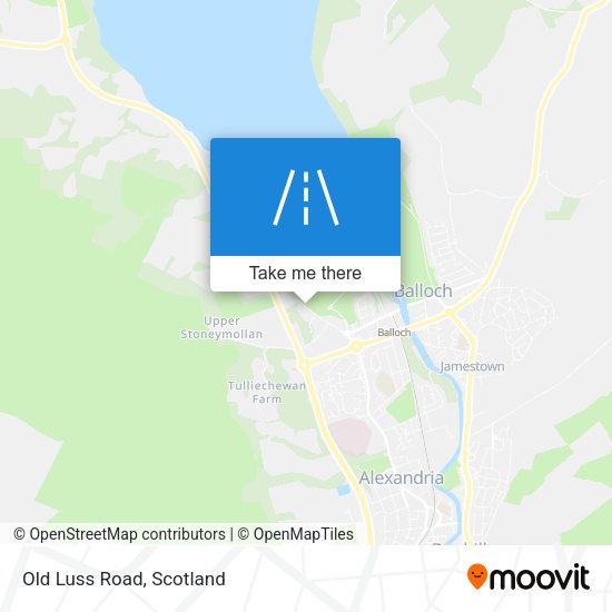 Old Luss Road map