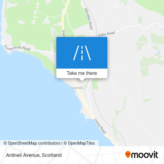Ardneil Avenue map