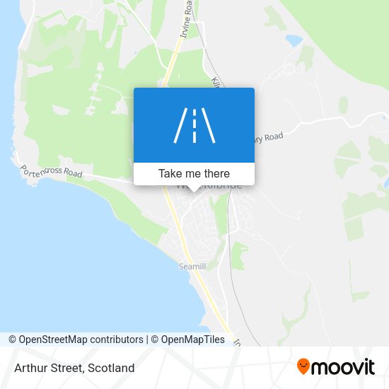 Arthur Street map