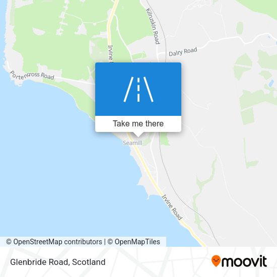 Glenbride Road map