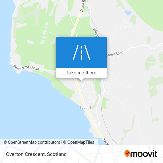Overton Crescent map